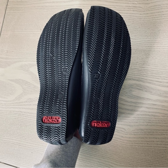 Reiker Antistress Leather Slip-On Loafers Two Tone Brown Black size 6 (37) - Picture 11 of 12